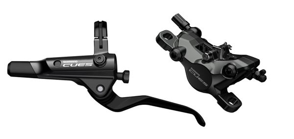 Scheibenbremsen-Set Cues U8000 mit BL-U8000 / schwarz / vorne, Hebel links, 100 cm