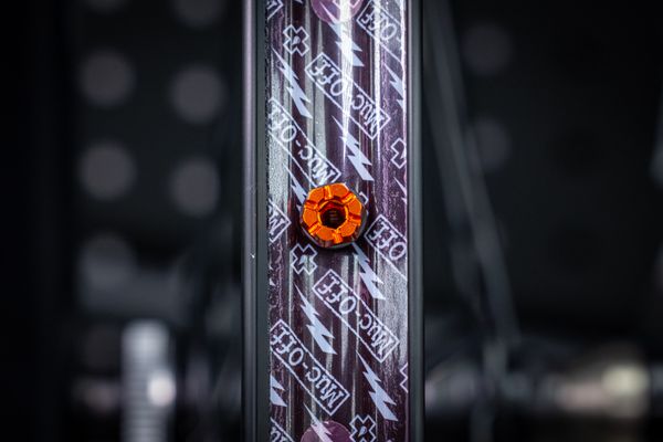 V2 Tubeless Ventil Kit / Orange / 44 mm