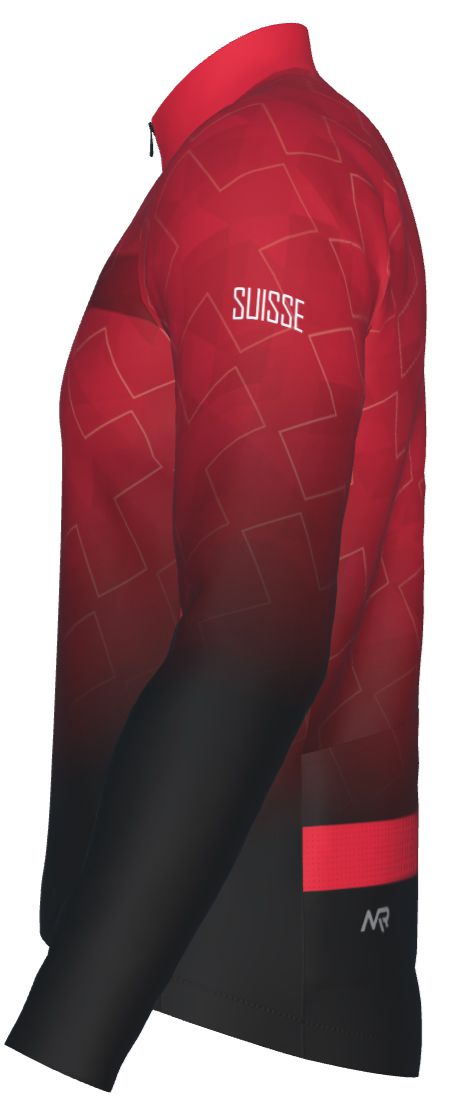 Milremo Endurance Thermal JRSY LS Suisse Edition / red / M