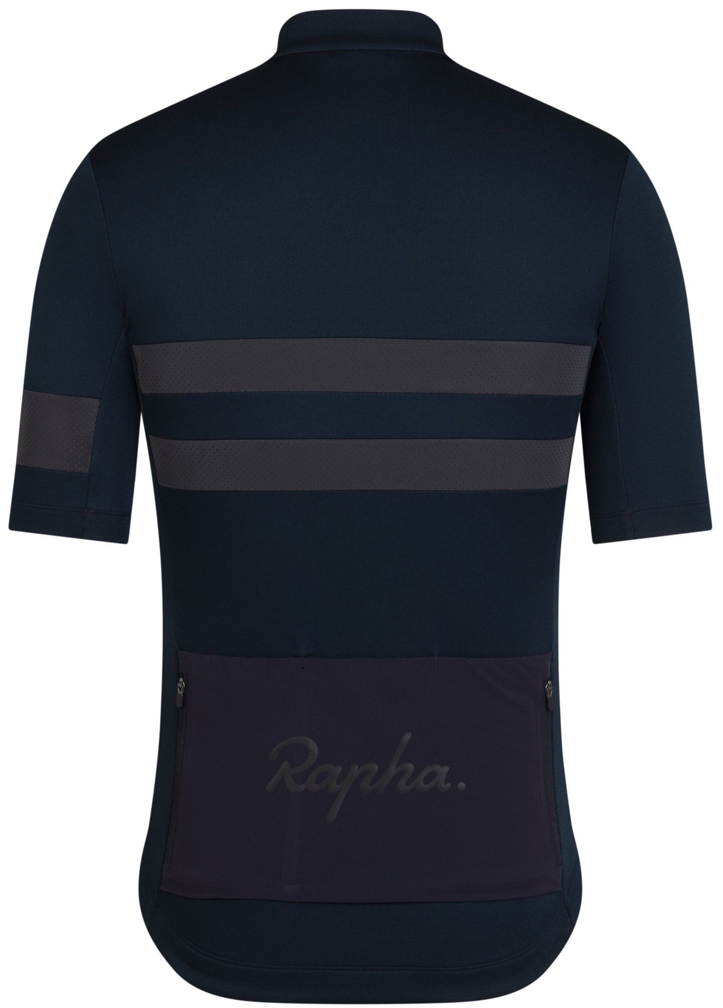 BREVET Herren-Kurzarmtrikot / black/black / L
