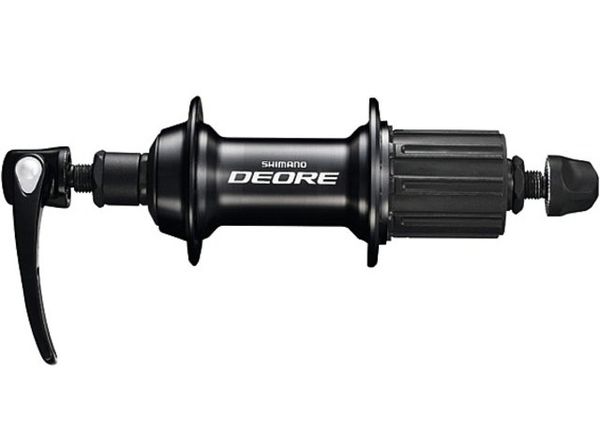 HINTERRAD 28" DEORE / RYDE Alltagsrad für Felgenbremsen / schwarz