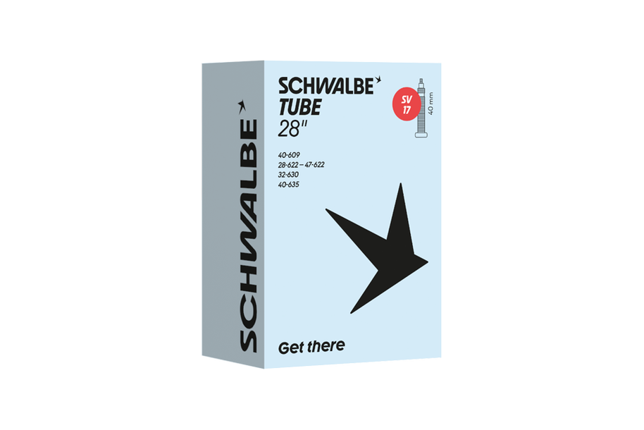 SCHWALBE STANDARD Schlauch / 28", SV17, 40mm, 28/47-622/635