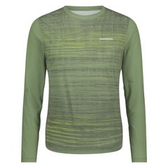 Men Spazio LS Jersey Printed / green / S