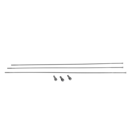 Spoke and Nipple 281mm Straight Roam 50 27.5 Qty 3 / black