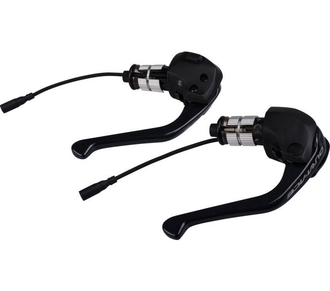Brems-Schalthebel Dura-Ace Di2 ST-R9160 Triathlon/ZF / Schwarz / Paar, 2x11/12, mit Bremskabel und Bremshülle, inkl. E-Tube Kabel