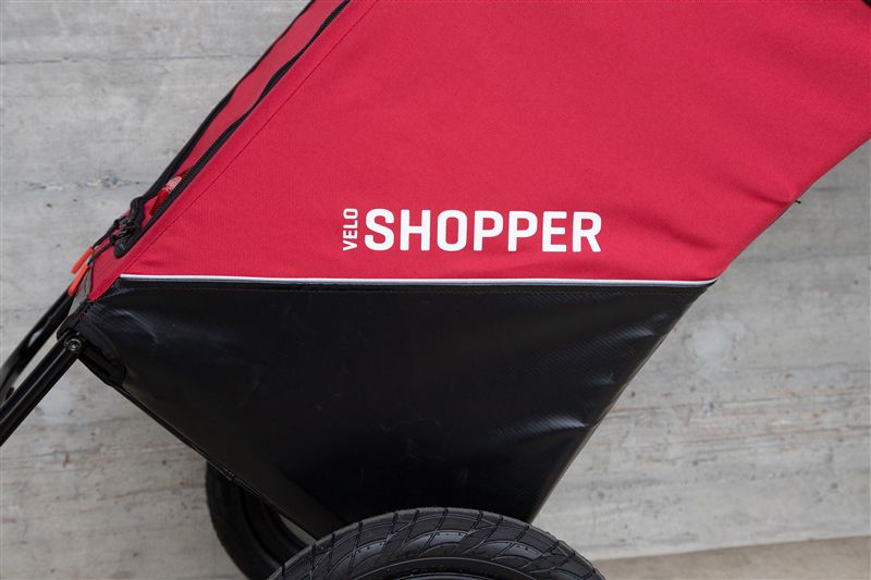 VELOSHOPPER Einkaufswagen / rot
