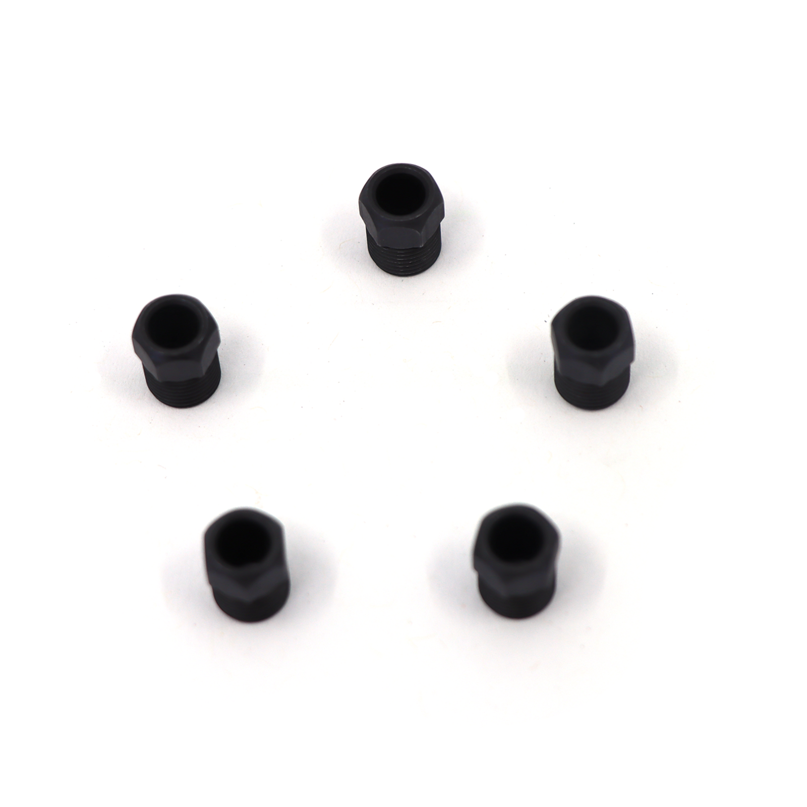 Disc Brake Compression Hose Nut - Short, Qty 5