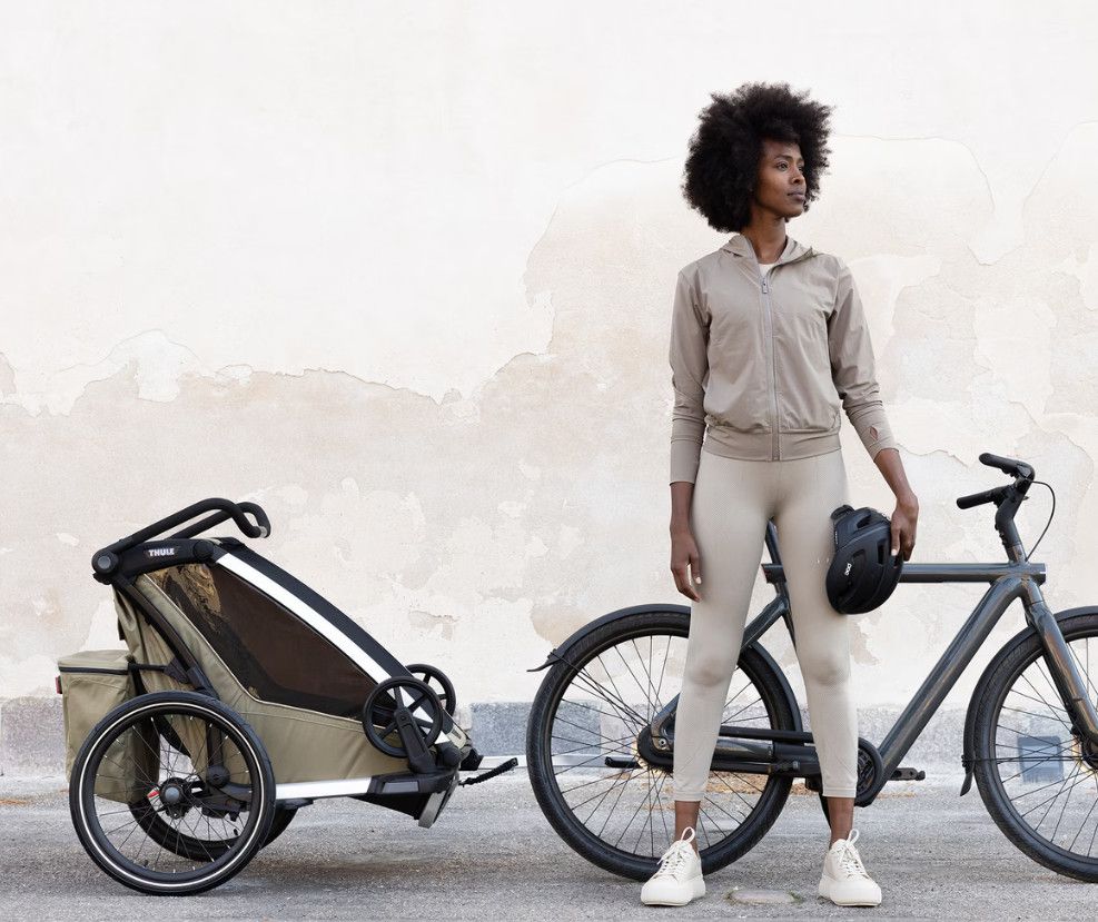 THULE CHARIOT CROSS 2 Gen. 2 Kinderanhänger / alu/faded khaki