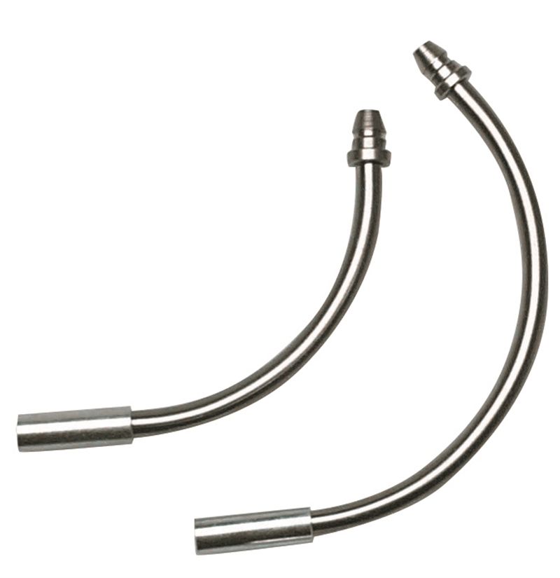 PIPE Kabelführung für V-Brakes / silber / 90°