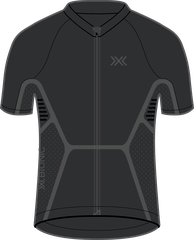 Women XCeed Ride Jersey SH SL / X black/rhino grey / L