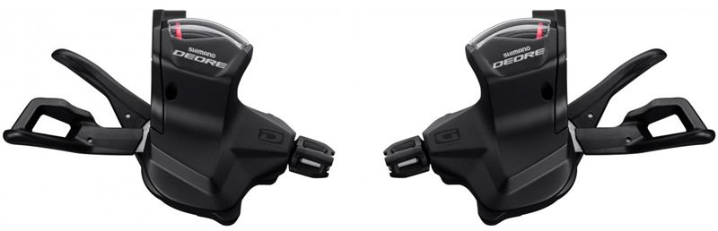 DEORE M6000 Schalthebel 10-fach Rapidfire Plus / schwarz / rechts 10-Gang