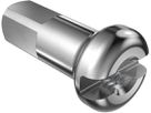 Messing NIPPEL 2.0 x 12mm schwarz / schwarz