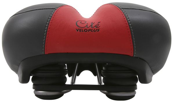 CITÉ Komfortsattel / schwarz rot