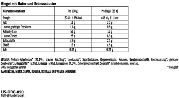 BAR MINIS, 10x28g / CRUNCHY PEANUT BUTTER