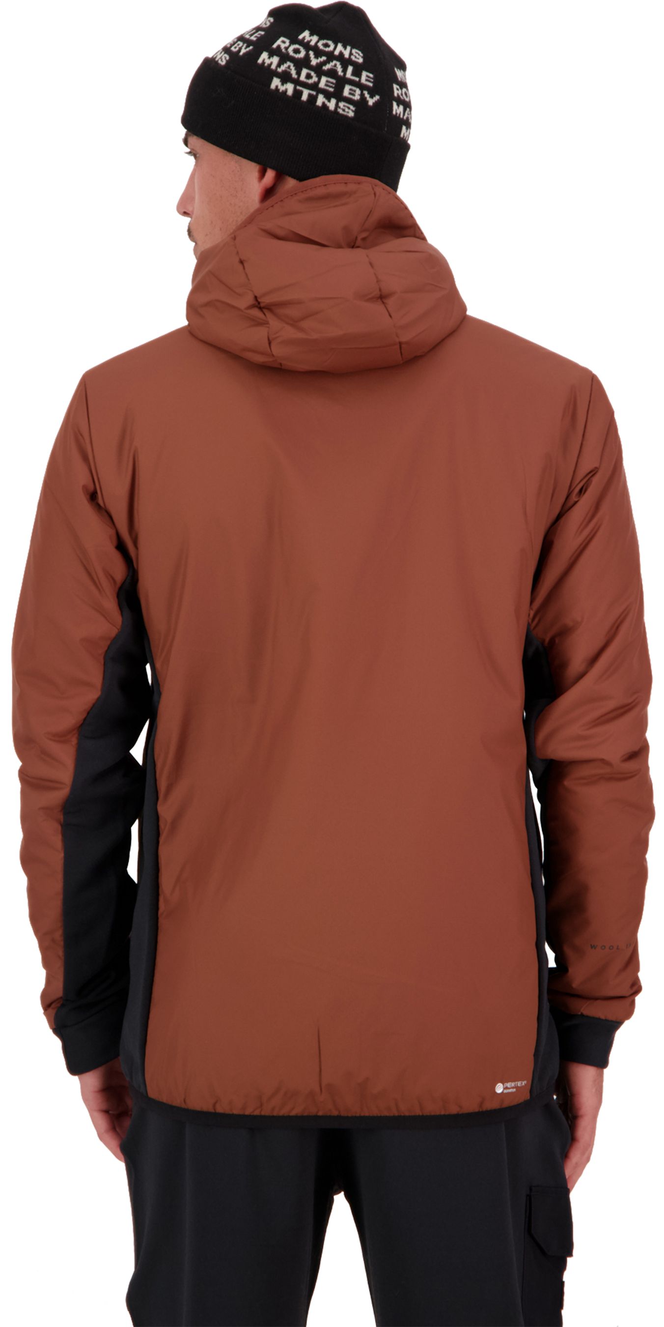 ARETE MERINO Herren-Loftjacke / dark copper/back / XXL