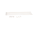 Spoke and Nipple 224mm CX-Ray Straight Pull Qty 3 / silver