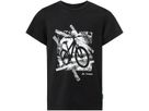 LEZZA Kinder-Kurzarmshirt / black/white / 134/140