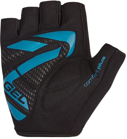 CURDT Unisex-Kurzfingerhandschuhe / crystal blue / L=9