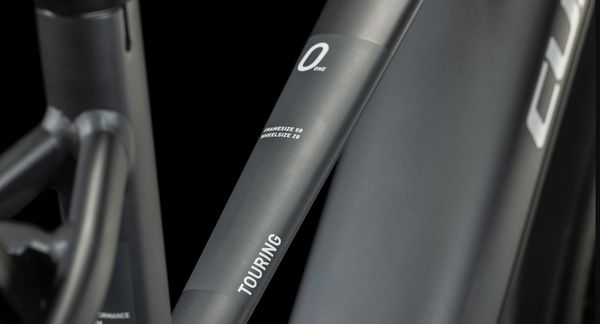 TOURING HYBRID ONE 500 Trapez 2024 E-City- und Alltagsvelo / grey white / 46 CM