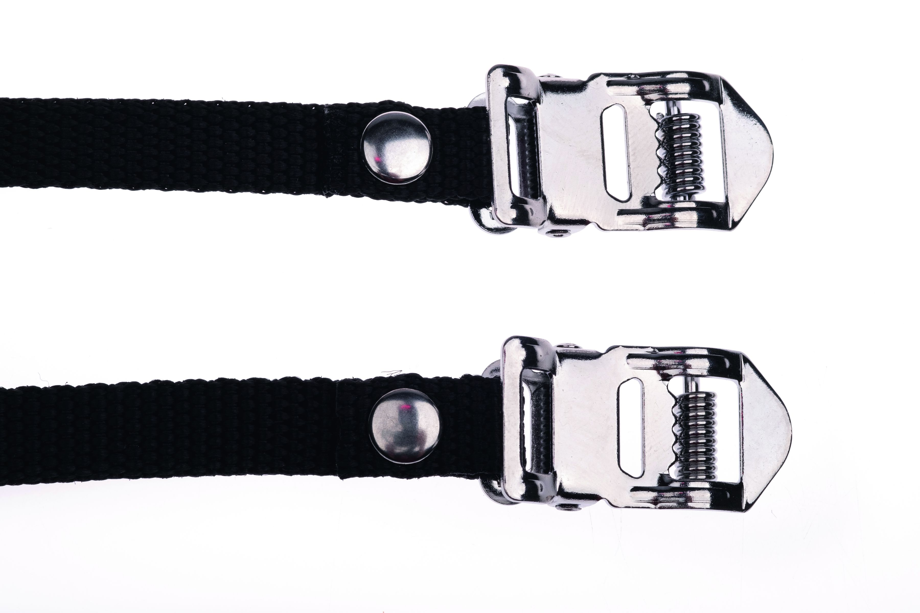 Bike Attitude Pedalriemen Nylon schwarz / schwarz