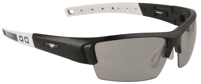 PELOTON Sportbrille / schwarz weiss