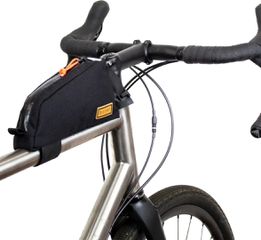 Top Tube Bag / schwarz / 25 x 13 x 3 cm, 0.8 l
