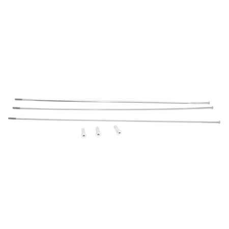 Spoke and Nipple 248mm CX-Ray Straight Pull Qty 3 / silver