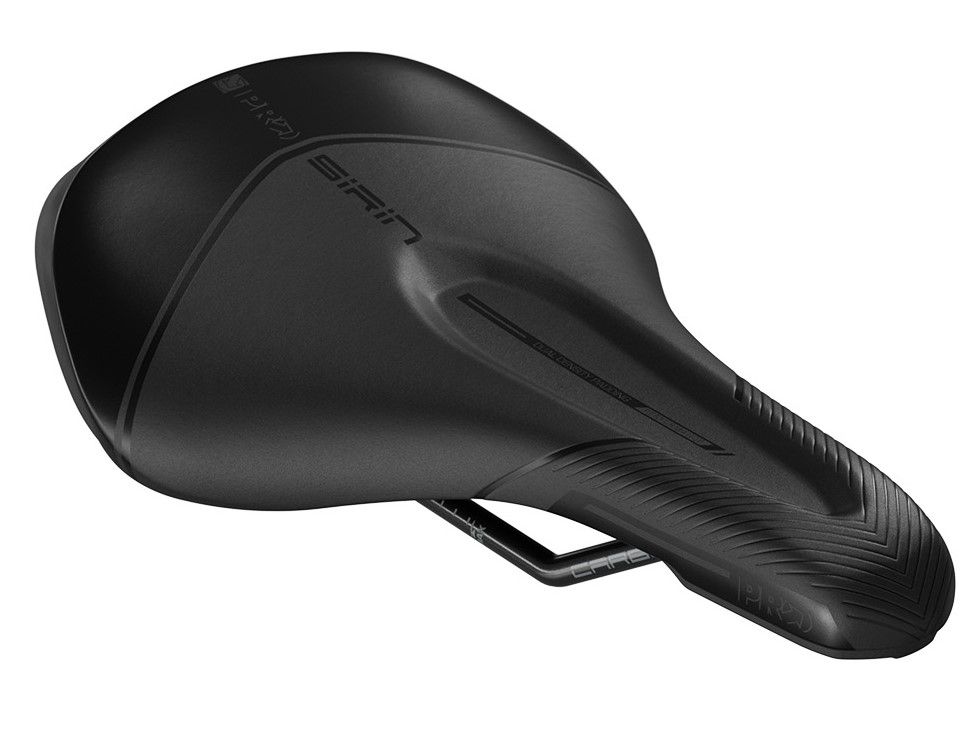 Sattel Sirin Team mit Öffnung schwarz / black / 152 mm