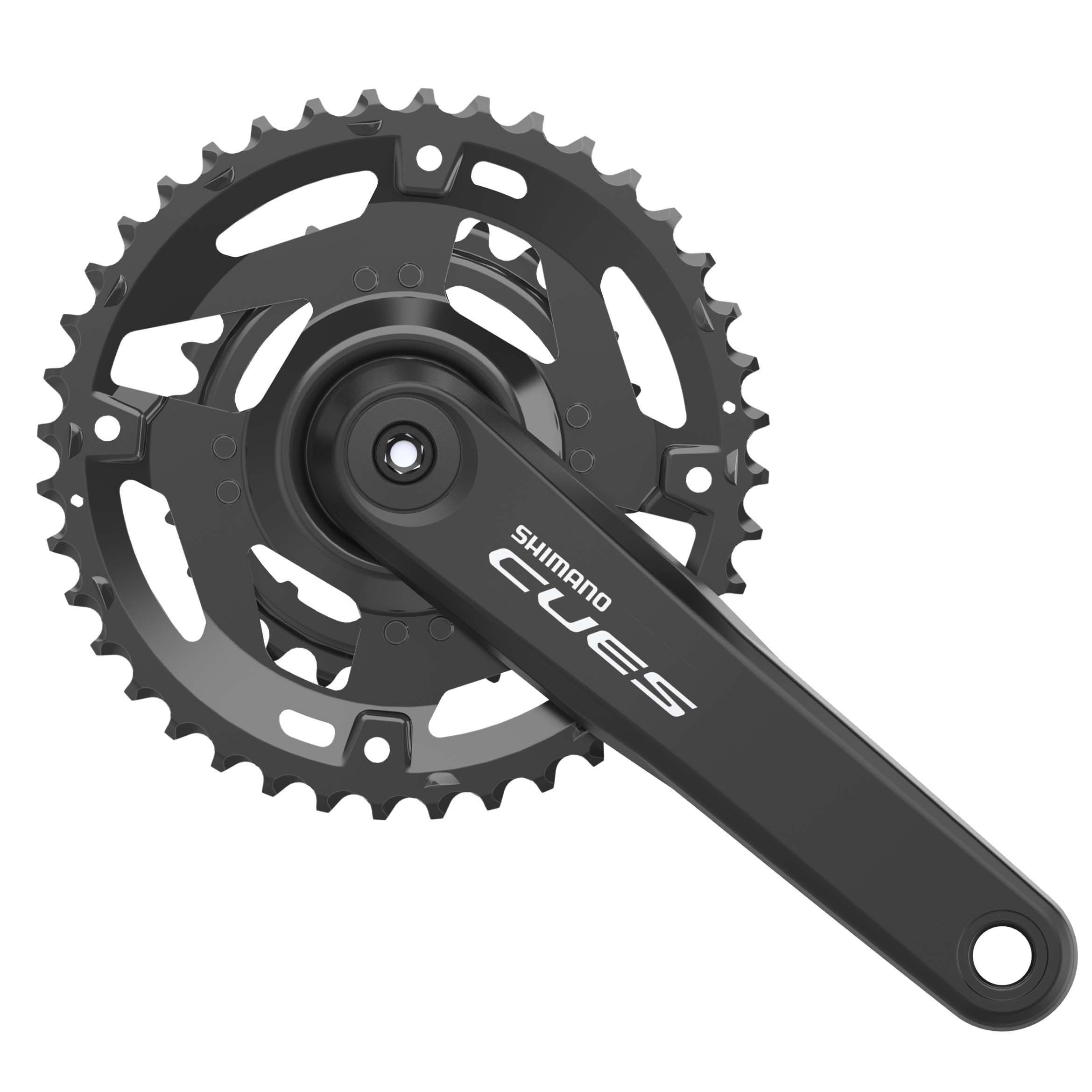 Kettenradgarnitur Cues FC-U4010 Double 9/10/11-Gang / schwarz / 170 mm, 40x26, 48.8, nein, nicht kompatibel