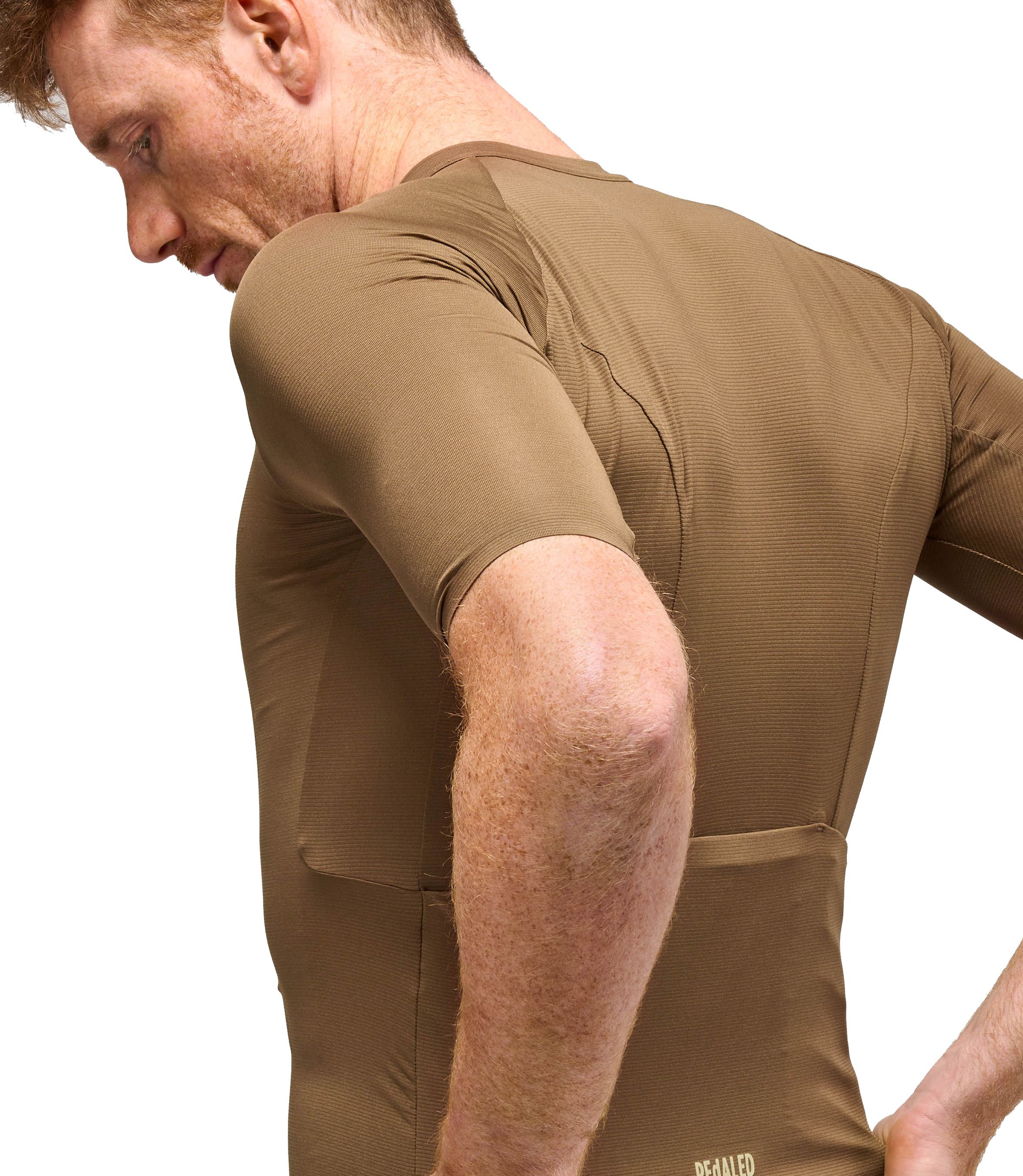 ELEMENT LIGHTWEIGHT Herren-Kurzarmtrikot / brown / L