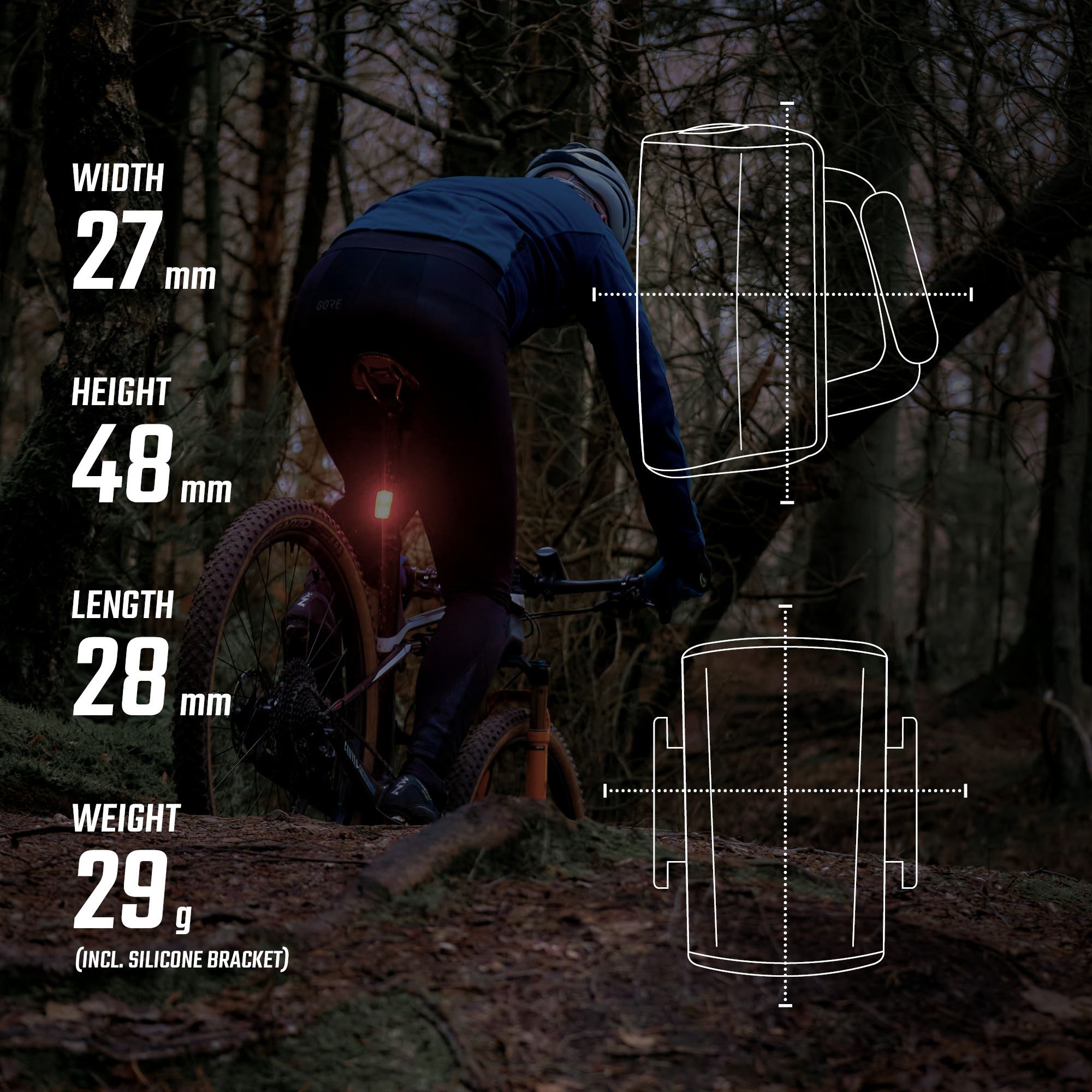 Sigma Rücklicht Buster RL 80 / schwarz