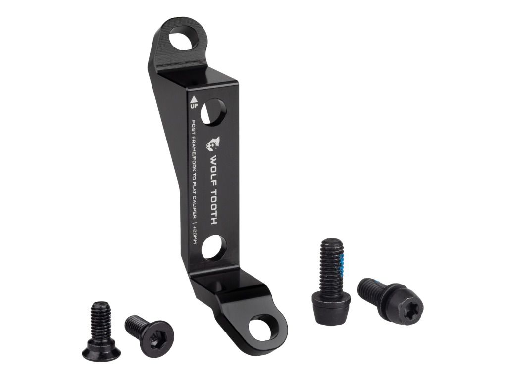 DISC-ADAPTER POST TO FLAT MOUNT +20mm / schwarz / +20mm