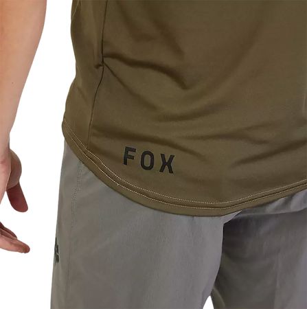 FLEXAIR Herren-Kurzarmshirt / olive green / M
