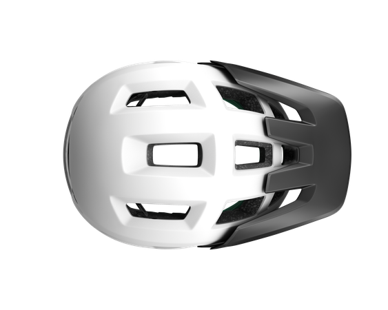 LAZER Unisex MTB Coyote KinetiCore Helm / white black / S