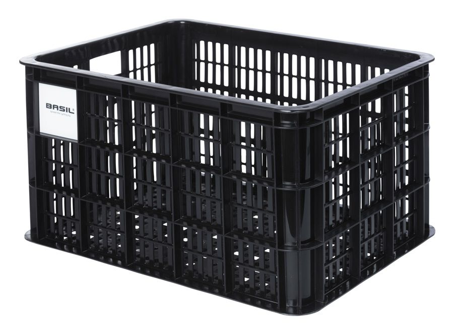 Fahrradkiste Crate / schwarz / 40 l, 49 cm, 38 cm, 26 cm