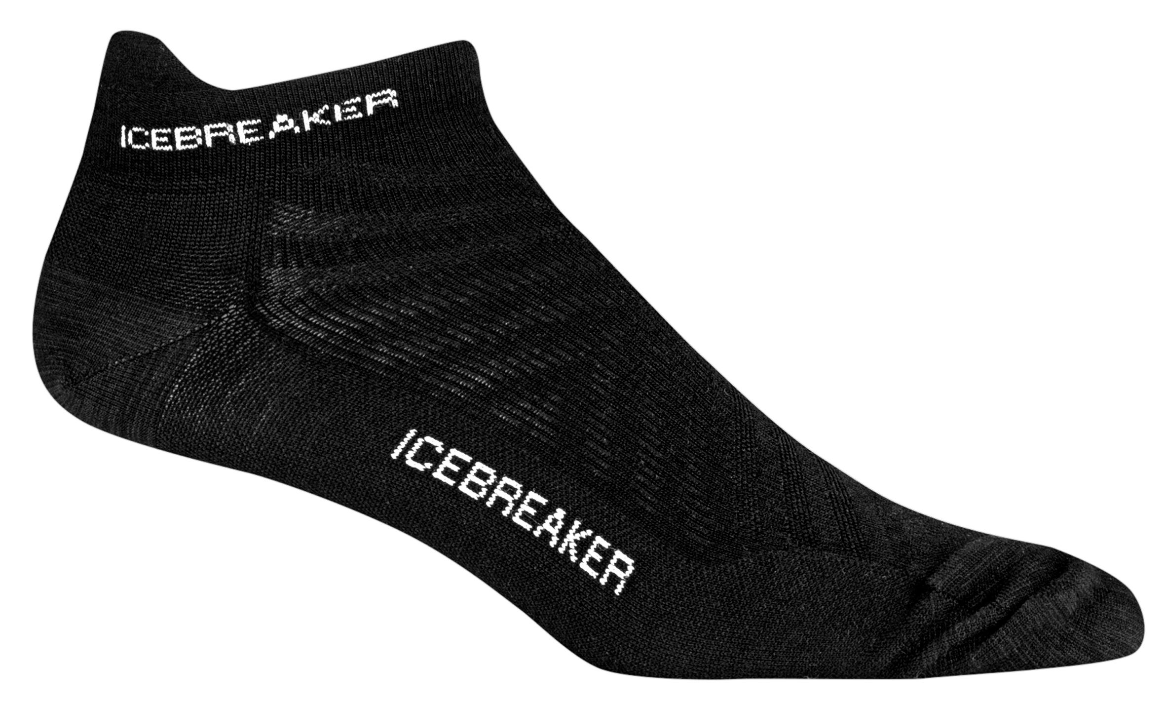 RUN+ UL MICRO Unisex-Merino-Socken / black/snow / XL=47-49