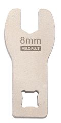 KRÄHENFUSS 8mm für Knarren-Adapter 1/4" / silber