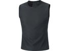 M BASE LAYER Herren-Funktionssinglet / schwarz / S