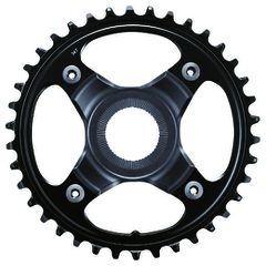 Kettenblatt STEPS SM-CRE80-11 / schwarz / 34 Zähne/mit Aufnahme, 50 mm Kettenlinie