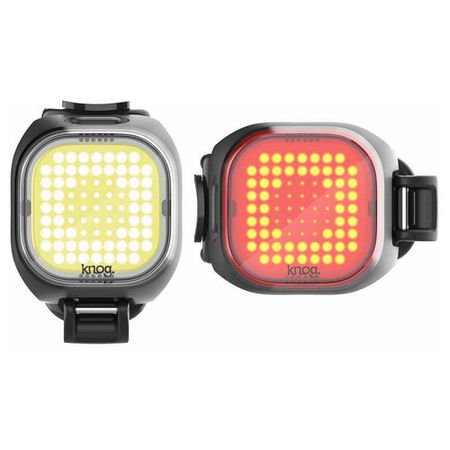 BLINDER MINI SQUARE Lichtset / black / 50/30 Lumen, 40x33x31 mm, 17g