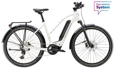 ZING TRIP CORE TRAPEZ 725 E-City- u. Alltagsvelo / Weiss Met. / S