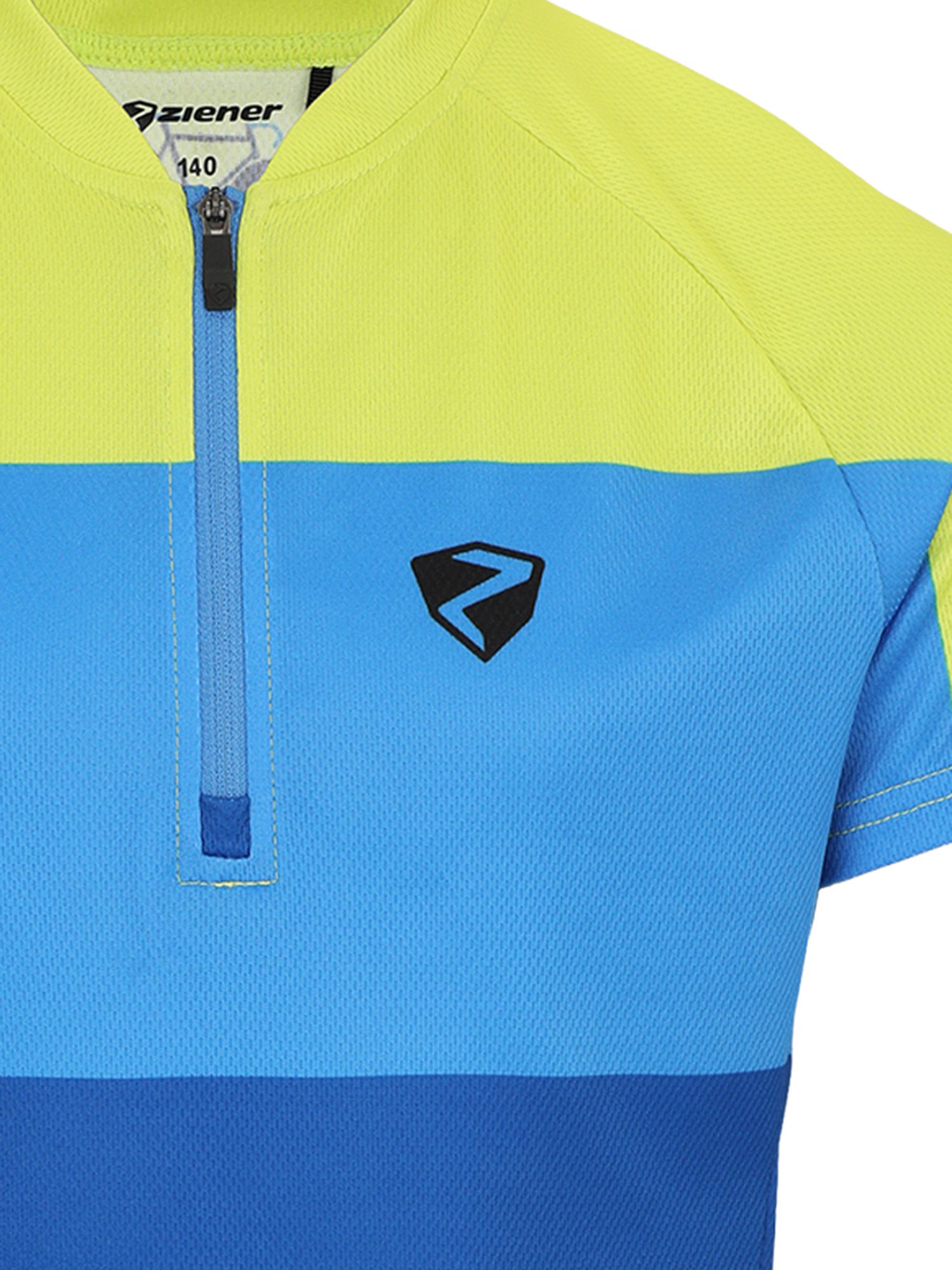 NESTEL-Z Kinder-Kurzarmtrikot / bitter lemon/cobalt blue / 152