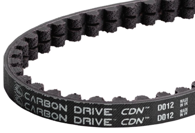 CDN Polymer Centertrack Riemen mit Nut / schwarz / 111 Zähne
