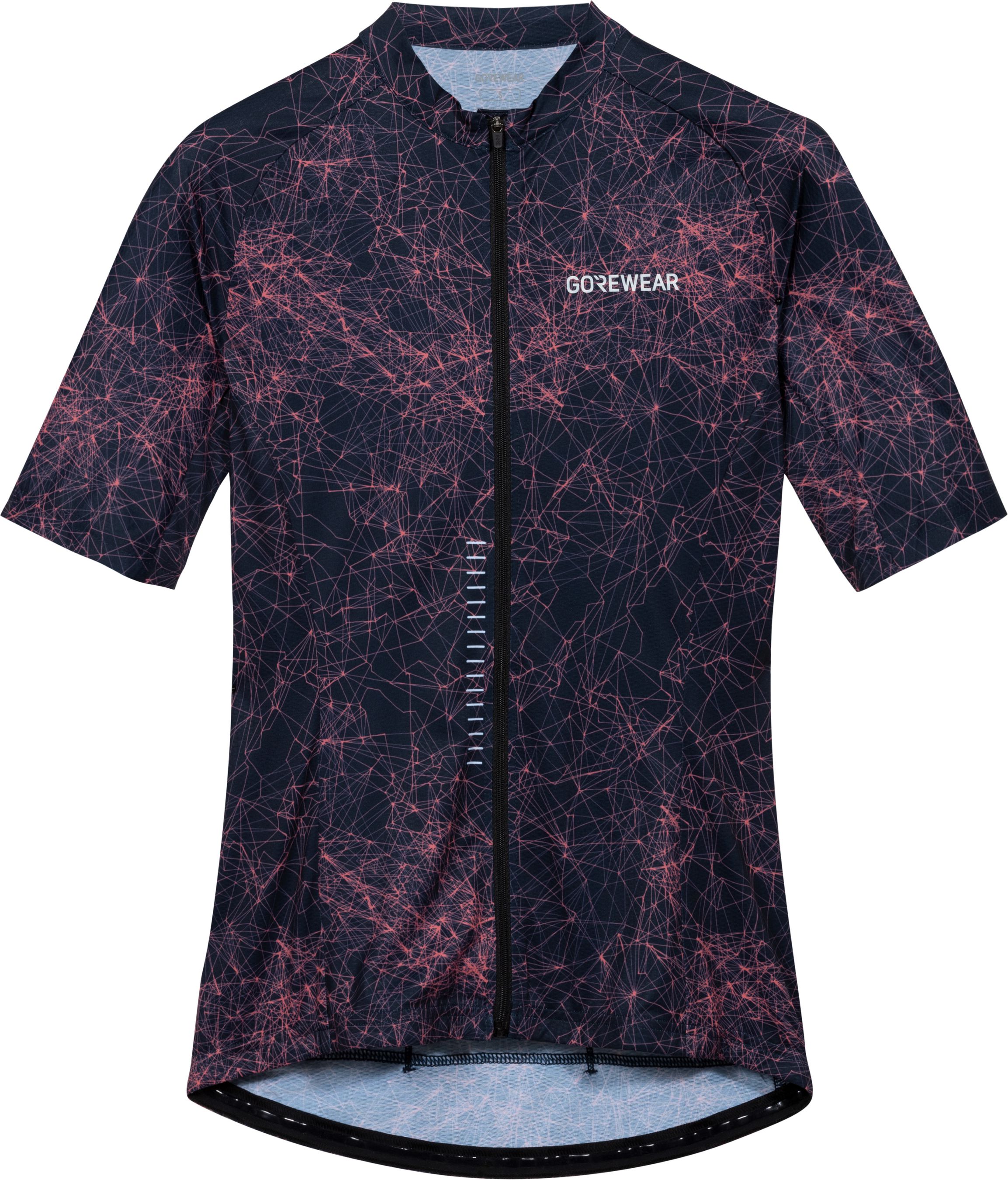 SPIRIT NEURO Damen-Kurzarmtrikot / orbit blue/coral red / S=38