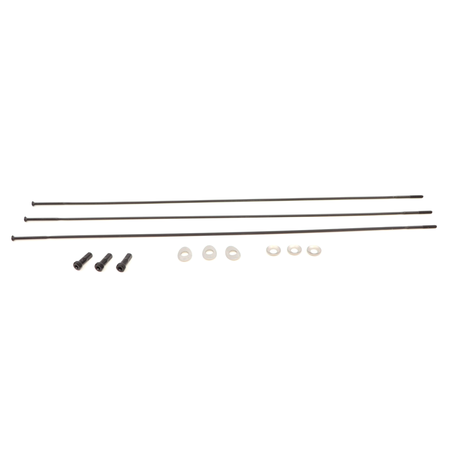 Spoke and Nipple 280mm CX-Ray Straight Pull Qty 3 / black