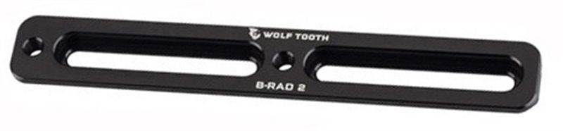 B-RAD 2 Adapter für Bidonhalter oder Zubehör / schwarz