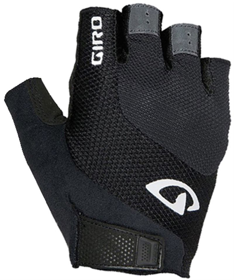TESSA GEL Damen-Kurzfingerhandschuhe / black/white / S