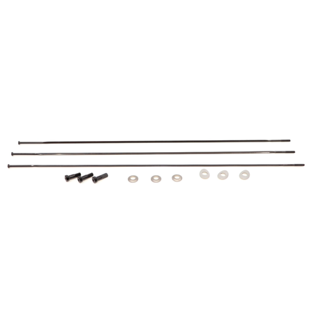 Spoke and Nipple 270mm CX-Ray Straight Pull Qty 3 / black