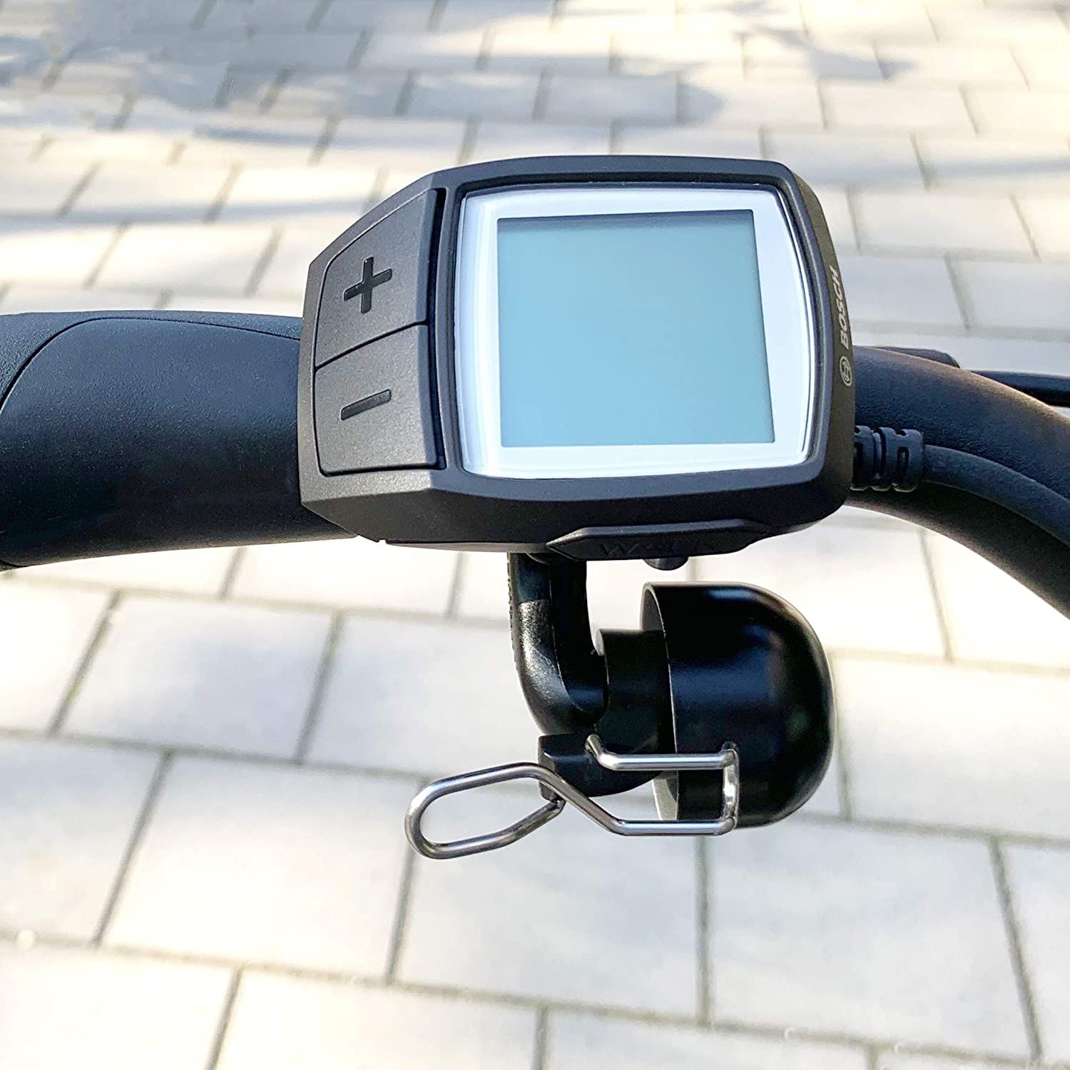 E-BIKE Glocke Linksmontage / schwarz