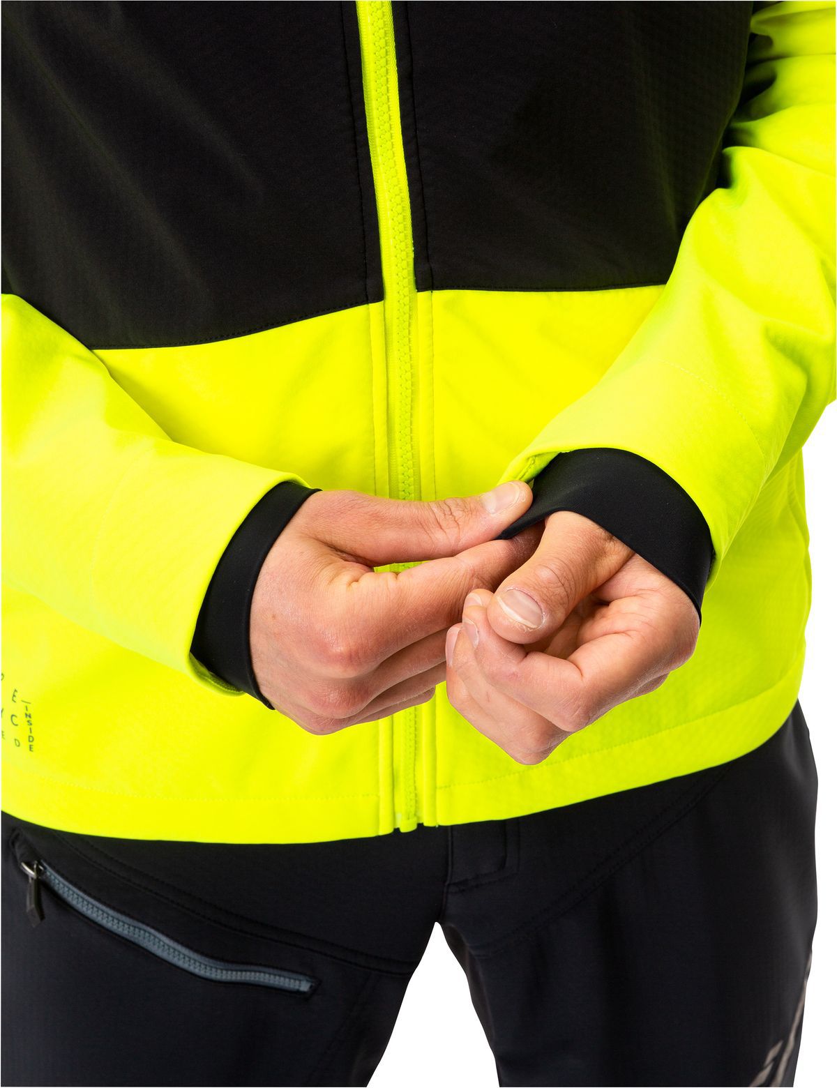VIRT II Herren-Softshelljacke / neon yellow / L